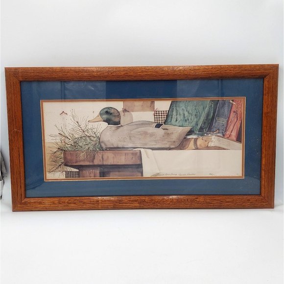 Duck Decoy Limited Edition Print Sandi Gore Evans - Picture 3 of 13